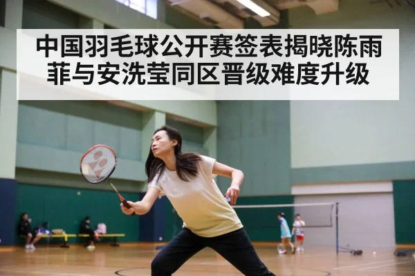 中国羽毛球公开赛签表揭晓陈雨菲与安洗莹同区晋级难度升级